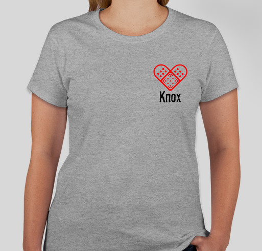 Knox Hatmaker & his team Fundraiser - unisex shirt design - front