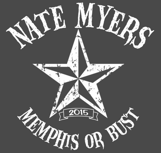 Nate Myers Band Memphis or Bust - International Blues Challenge 2015 shirt design - zoomed
