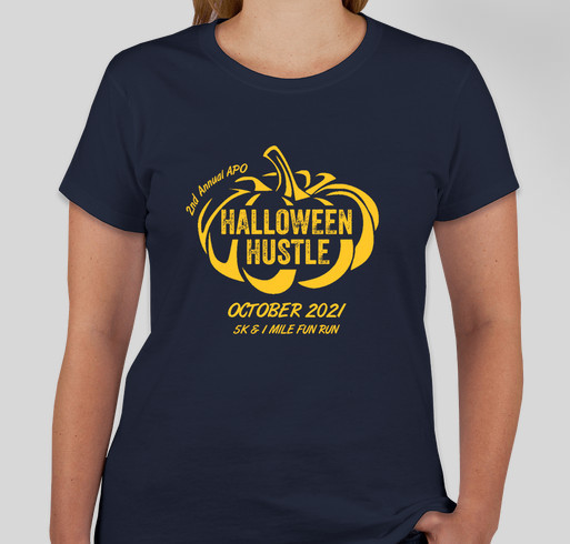 APO Halloween Hustle Fundraiser - unisex shirt design - front