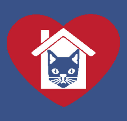 House of Dreams' "I Heart My House Cat" T-shirt campaign shirt design - zoomed