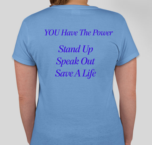 Ashley's Voice Non-Profit Fundraiser - unisex shirt design - back