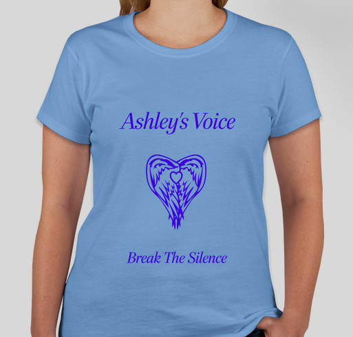Ashley's Voice Non-Profit Fundraiser - unisex shirt design - front