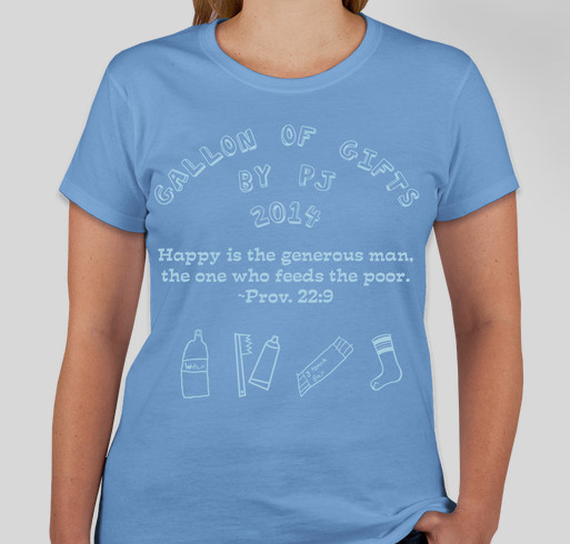 Gallon of Gifts Fundraiser - unisex shirt design - front