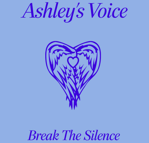 Ashley's Voice Non-Profit shirt design - zoomed