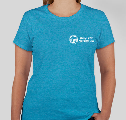 LinuxFest Northwest 2024 - Continued Fundraiser - unisex shirt design - front