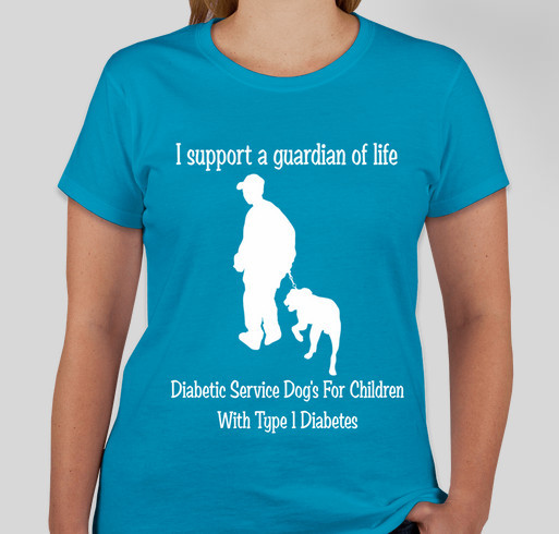 Diabetic service dog 4 Joe Fundraiser - unisex shirt design - front
