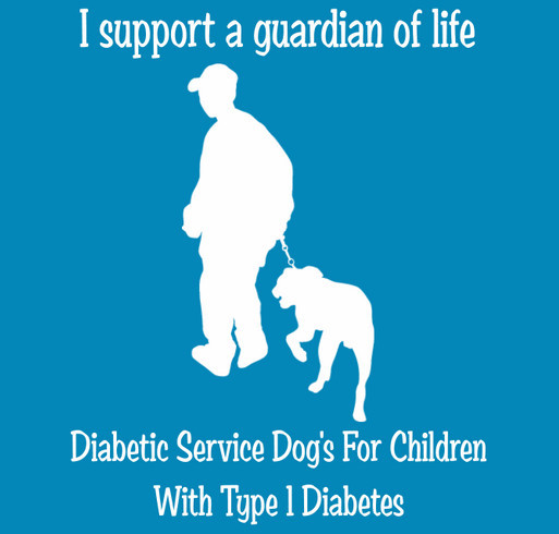 Diabetic service dog 4 Joe shirt design - zoomed