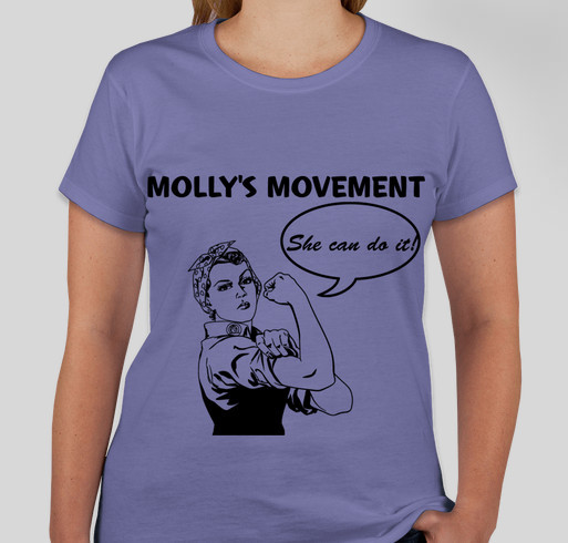 Molly's Movement TWO! Fundraiser - unisex shirt design - front