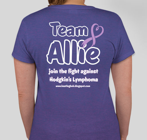 Team Allie Fundraiser - unisex shirt design - back