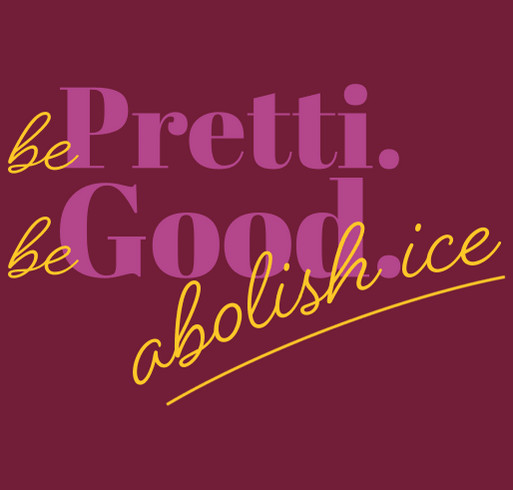 Support ICE detainees shirt design - zoomed