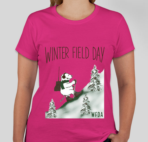 Winter Field Day Fundraiser - unisex shirt design - front