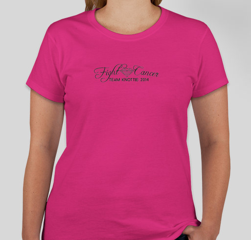 The Knottie Fight Cancer T-shirt drive Fundraiser - unisex shirt design - front
