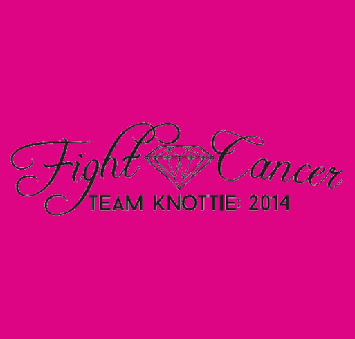 The Knottie Fight Cancer T-shirt drive shirt design - zoomed