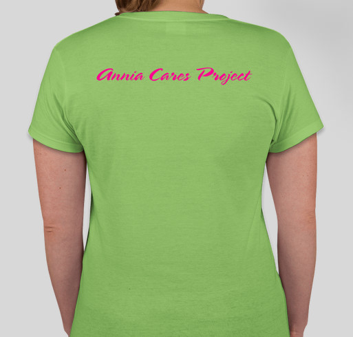 Annia Cares Project Fundraiser - unisex shirt design - back