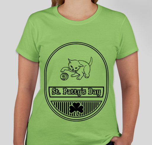 Luck Cats at the end of the Rainbow Fundraiser - unisex shirt design - front