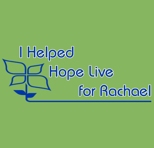 HelpHOPELive for Rachael Manraj shirt design - zoomed
