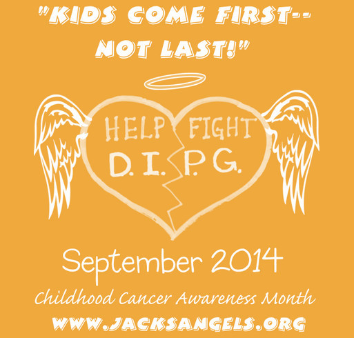 Help Fight DIPG shirt design - zoomed
