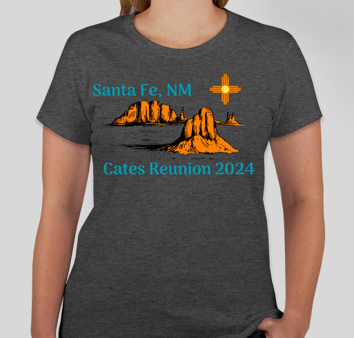 Cates Reunion 2024 Fundraiser - unisex shirt design - front