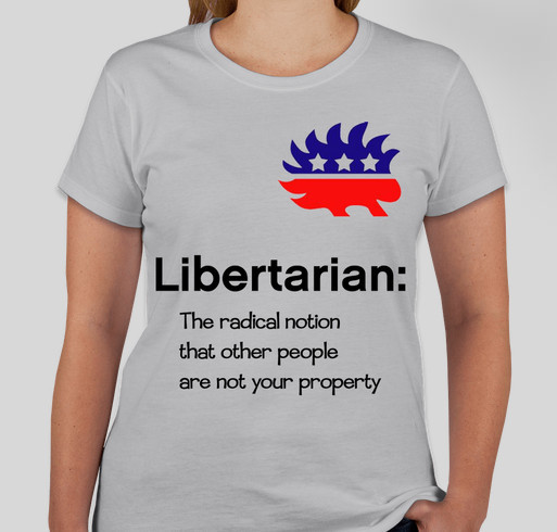 Amanda Swafford for US Senate - Libertarian Design Fundraiser - unisex shirt design - front