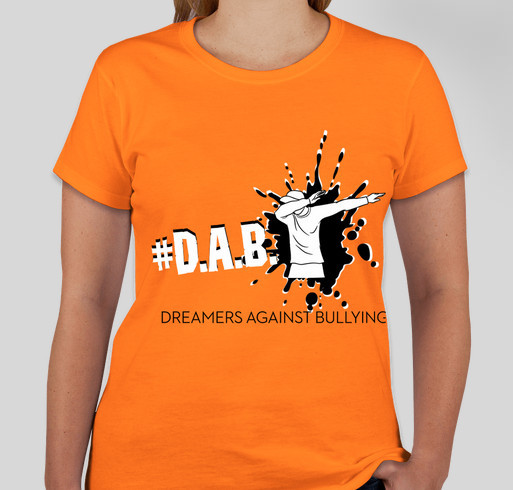 #D.A.B. Dreamers Against Bullying Fundraiser - unisex shirt design - front