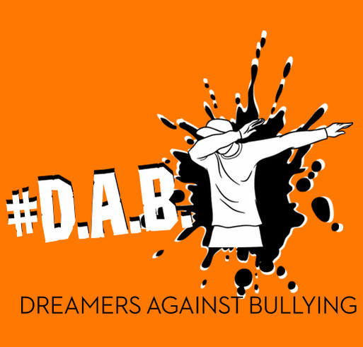 #D.A.B. Dreamers Against Bullying shirt design - zoomed