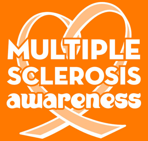 Multiple Sclerosis Awareness shirt design - zoomed
