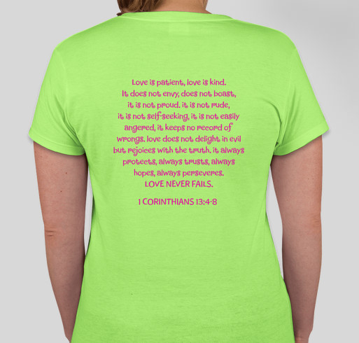 nicu supprt Fundraiser - unisex shirt design - back