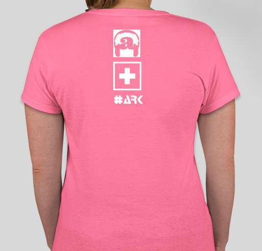 The FaithHopeLove Limited Edition Ladies t.shirt. Fundraiser - unisex shirt design - back