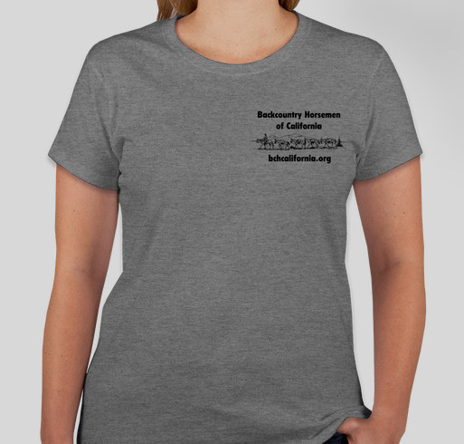 Backcountry Horsemen of California Fundraiser Fundraiser - unisex shirt design - front