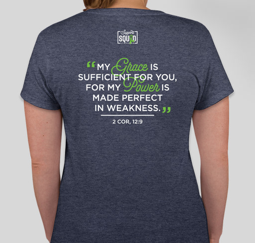 Judy’s Support Squad Fundraiser - unisex shirt design - back