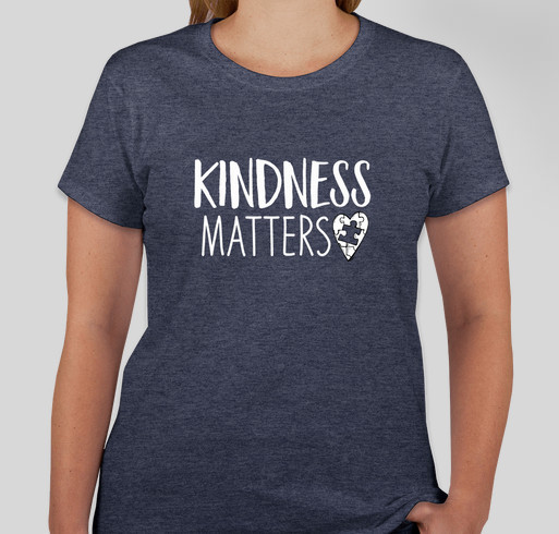 Kindness Matters Autism Awareness T-Shirt Fundraiser Fundraiser - unisex shirt design - front