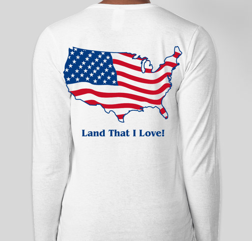 McFiles October Fundraiser - "Land That I Love" - For the Ladies! Fundraiser - unisex shirt design - back