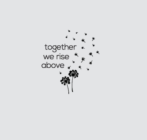 The Togetherness Project- Dandelion Gray shirt design - zoomed