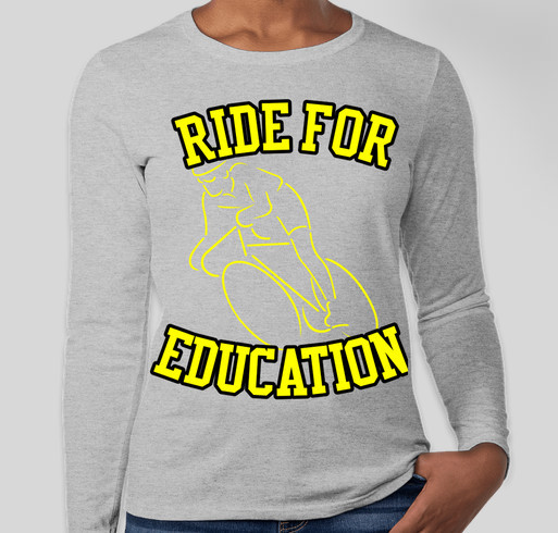 Ride For Education Fundraiser - unisex shirt design - front