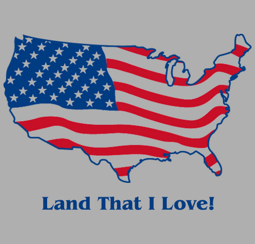 McFiles October Fundraiser - "Land That I Love" - For the Ladies! shirt design - zoomed