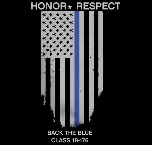 Suffolk County Police Academy Class 18-176 shirt design - zoomed