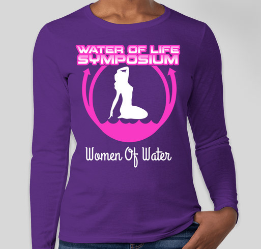 WOLS Women Of Water Fundraiser - unisex shirt design - front