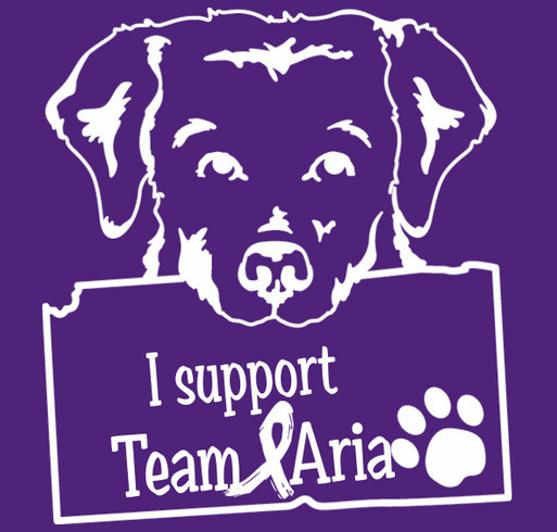 Seizure Assistance Dog for Aria shirt design - zoomed
