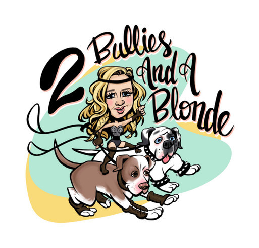 2 Bullies And A Blonde Shirt Sale shirt design - zoomed