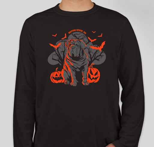 Spooky Halloween Mastino Merch for a Pawsome Cause! Fundraiser - unisex shirt design - front