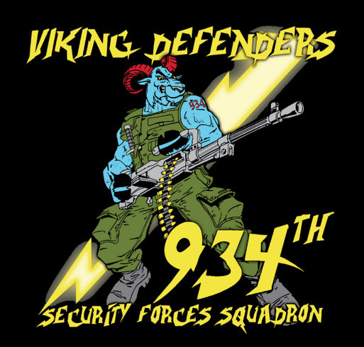 934 Security Forces Squadron shirt design - zoomed