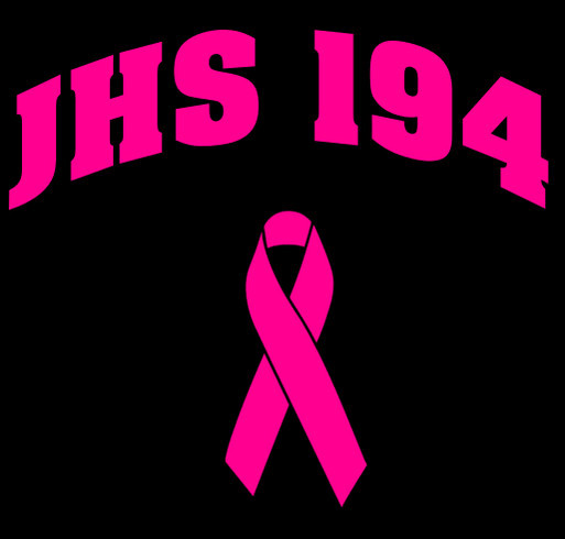 JHS 194 Bulldogs For The Cure shirt design - zoomed