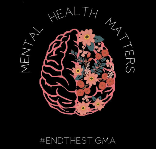 Mental Health Awareness shirt design - zoomed