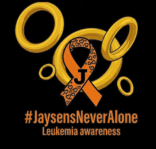 Jaysen’s Fight With Leukemia shirt design - zoomed