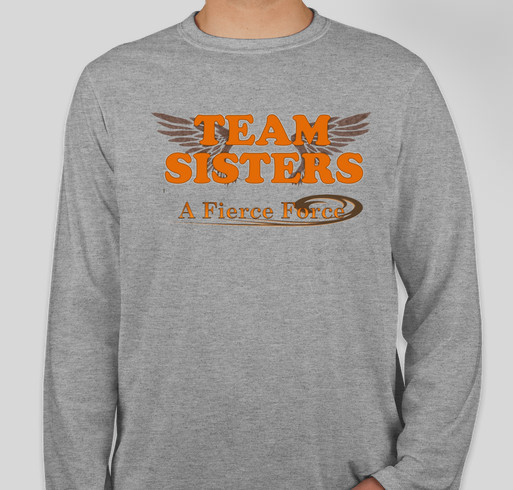 Team Sisters Out of the Darkness Overnight 6-17-17 Fundraiser - unisex shirt design - front