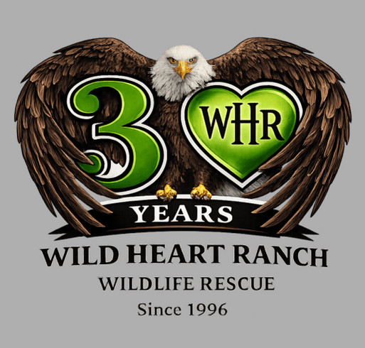 30 Years of Wild Heart! shirt design - zoomed