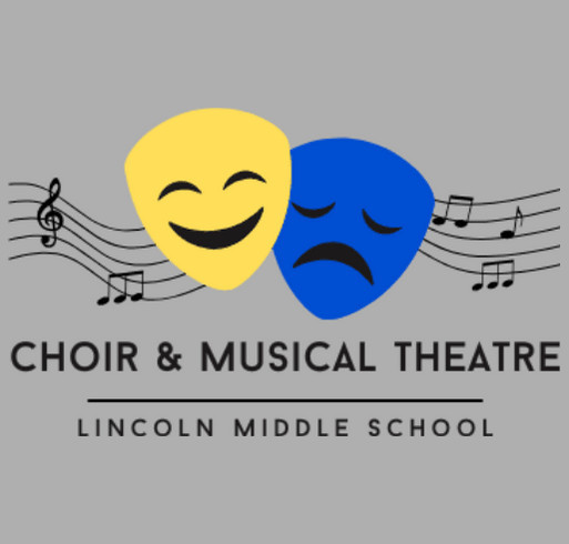 Lincoln Musical & Choir Fundraiser shirt design - zoomed