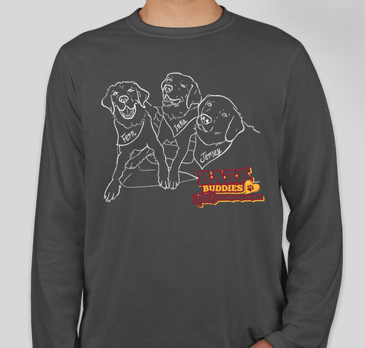 BARK Buddies Facility Dog Program Shirts Fundraiser - unisex shirt design - front