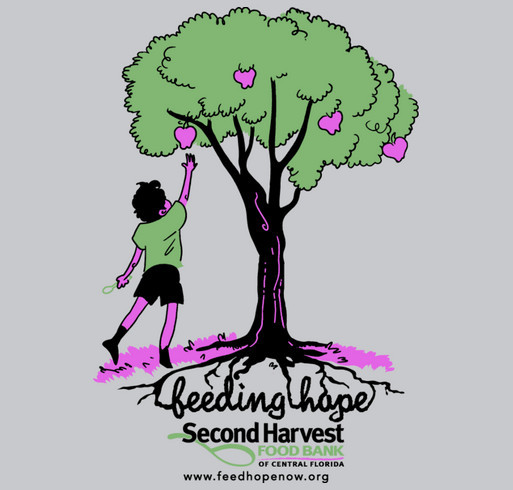 Second Harvest Food Bank of Central Florida shirt design - zoomed