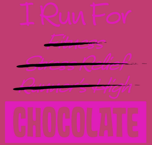 What I Really Run For... shirt design - zoomed